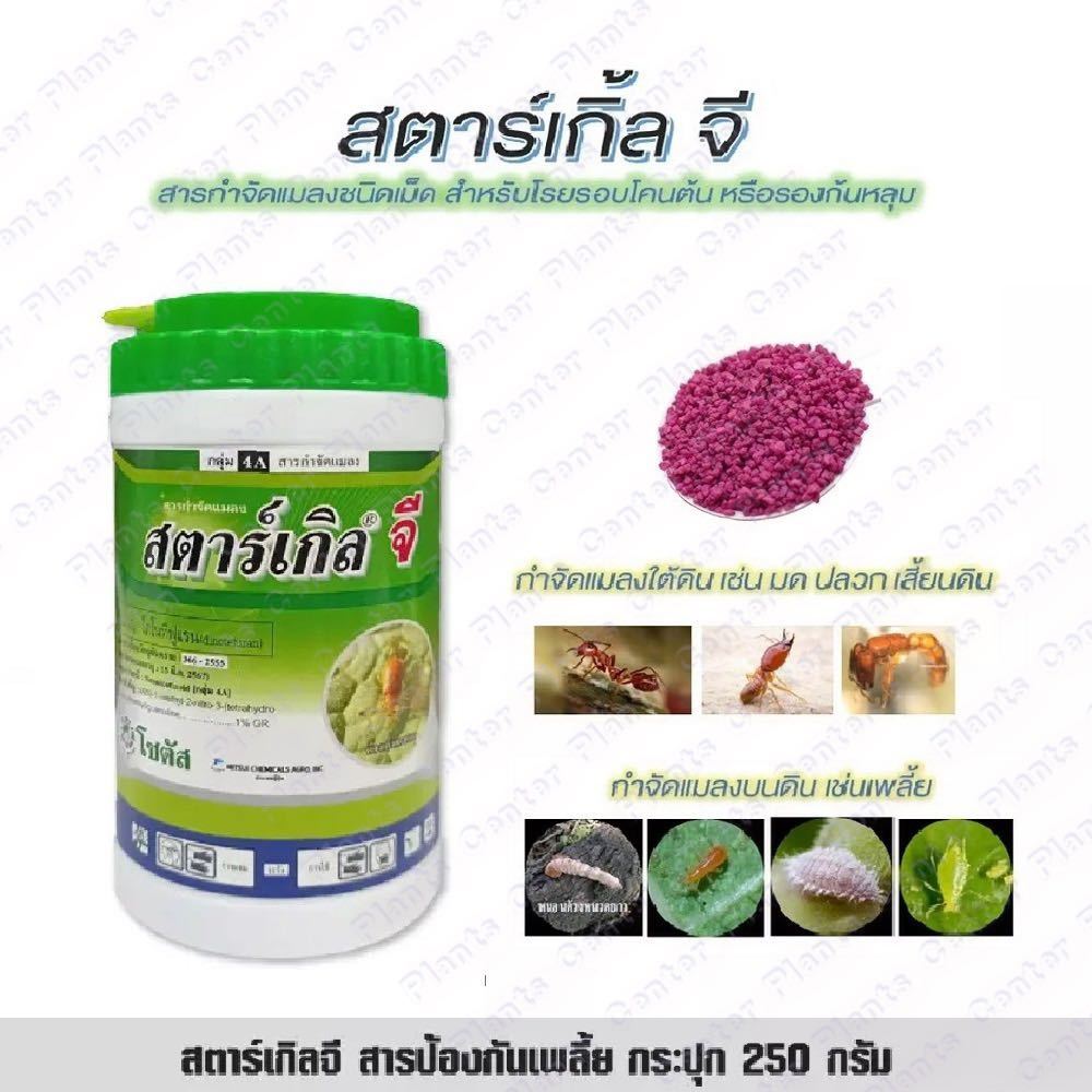 Plants Center สตาร์เกิลจี(Starkle G)100กรัม สารกำจัดแมลงชนิดดูดซึมเข้าทางระบบราก ซองสำเร็จ