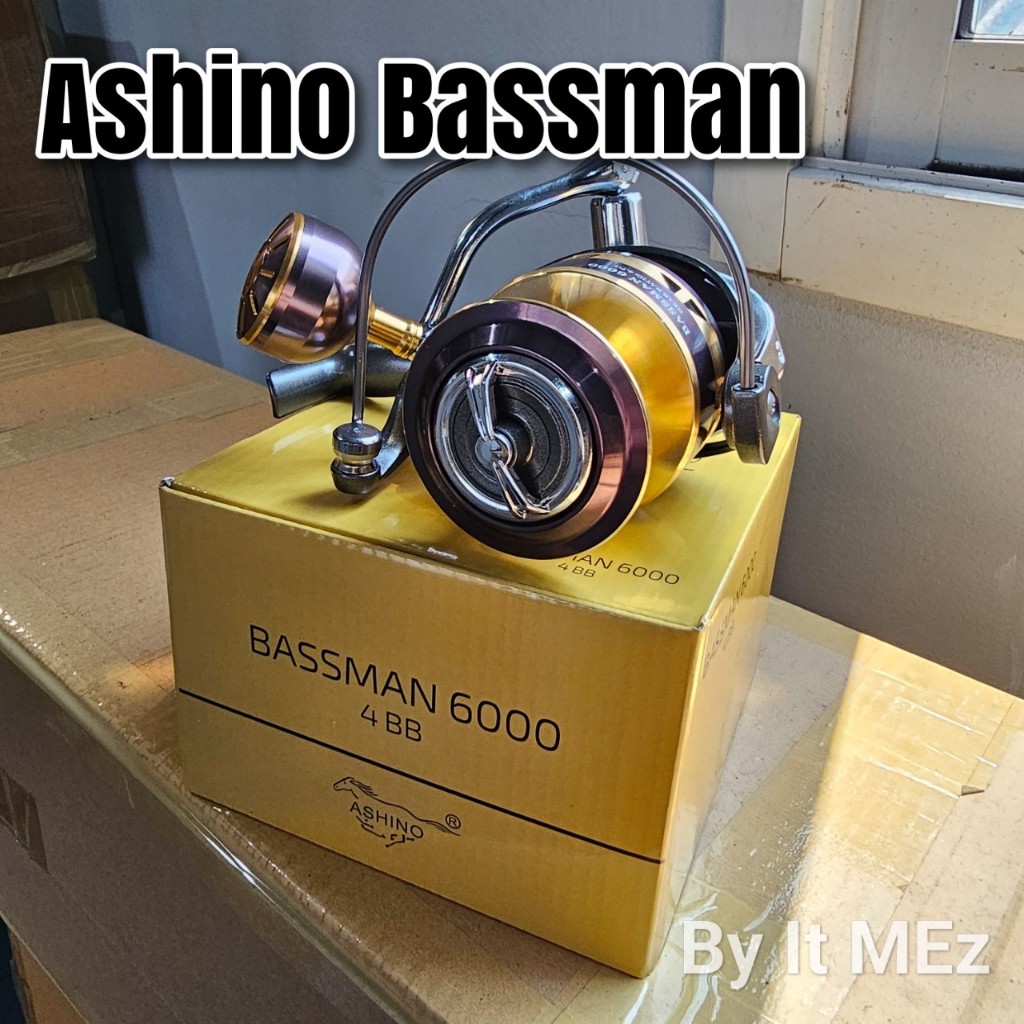 ของแท้ ราคาถูก ❗❗ รอกสปิน Ashino Bassman 4BB คุณภาพดี ใช้งานง่าย หมุนลื่นมือ Spinning Reel