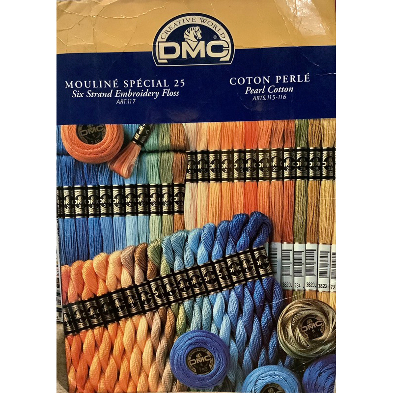 ไหมปัก DMC ด้ายปักครอสติช เบอร์25 (22฿=1ใจ) ระบุรหัสสีที่ตัองการในแชทหรือหมายเหตุได้เลยค่ะ
