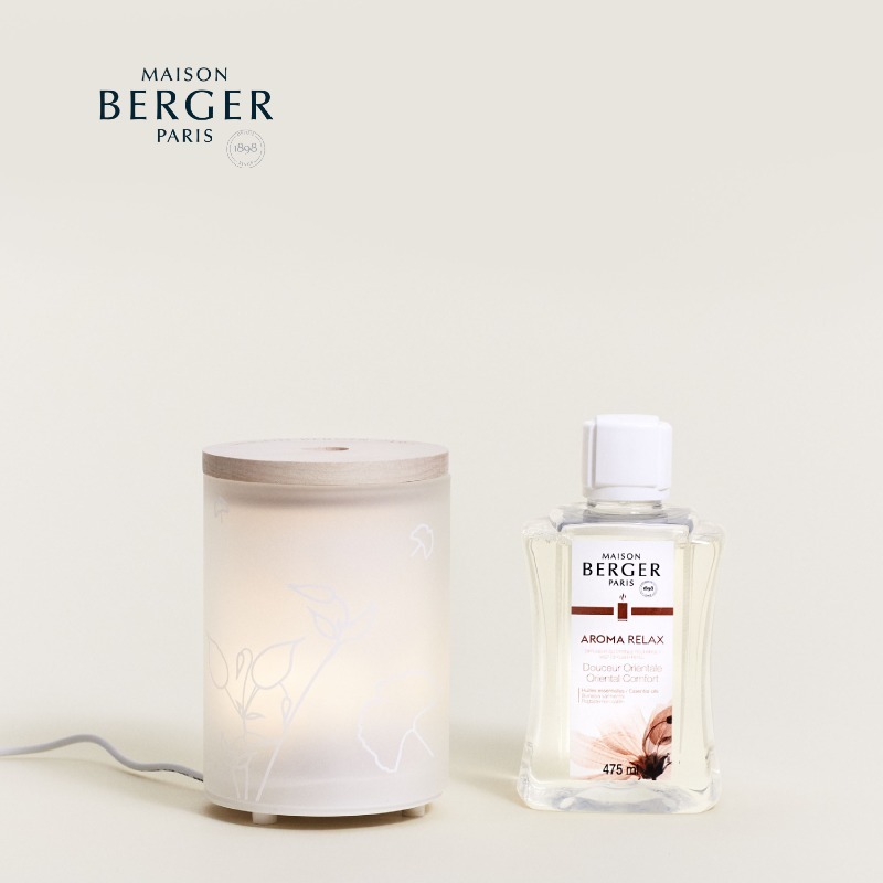 Maison berger paris,Electric Mist diffuser Aroma Relax : เครื่องกระจายความหอมอัตโนมัติ มาพร้อมน้ำหอม