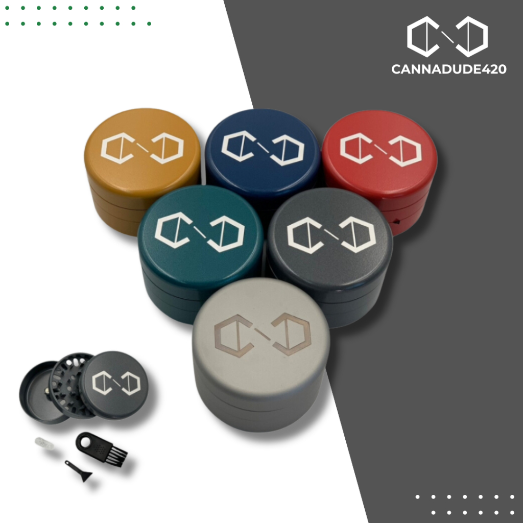 Cannadude 420 Magnetic Grinder Ceramic Grinder & Titanium Grinder เครื่องบด เซรามิก - ไทเทเนียม Prem