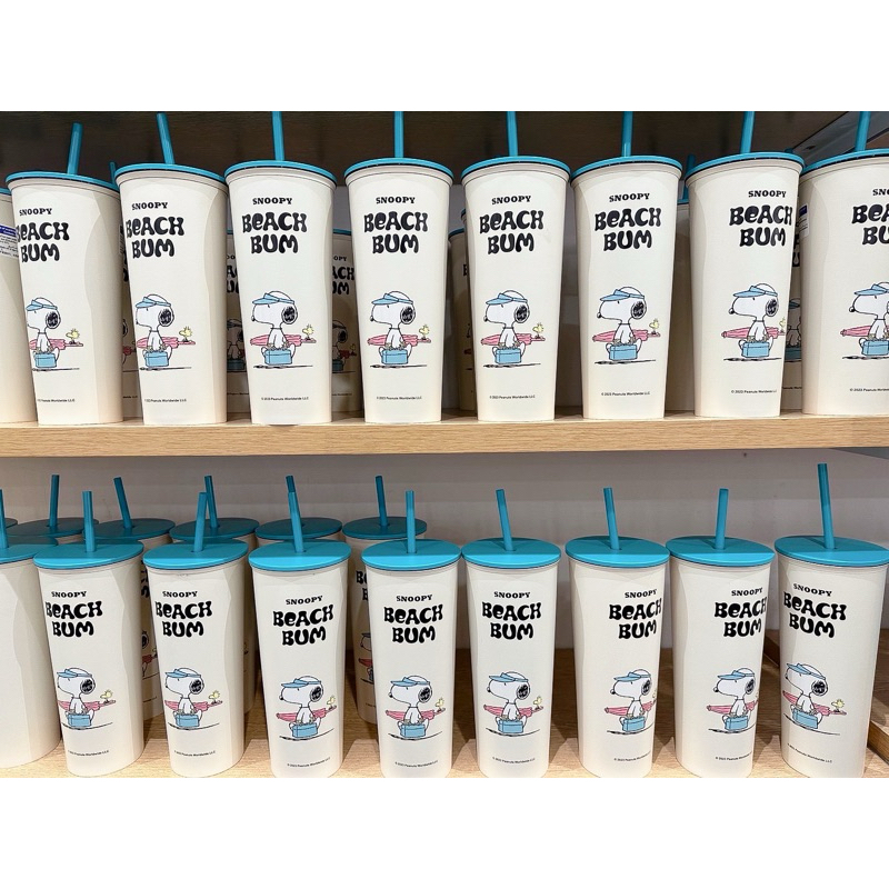 LIVEลด50%!❤️‍🔥[พร้อมส่ง]✨แก้วน้ำเก็บความเย็นสนู้ปปี้(Snoopy) 800 ml ลิขลิทธิ์แท้ Miniso