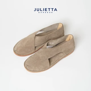 JULIETTA - FONTE Suede Sandal : Sand Beige (Unlined)