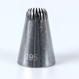 หัวบีบครีมเบอร์ 195หัวบีบคุ๊กกี้ เป็นสแตนเลส304ไม่ขึ้นสนิม