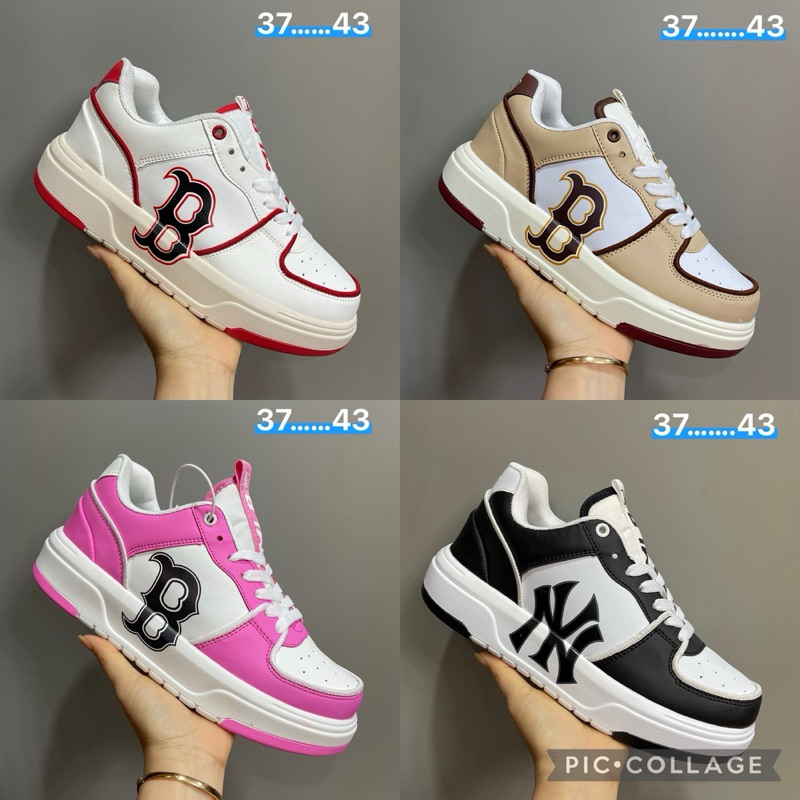 สินค้าพร้อมส่ง รองเท้าผ้าใบผู้หญิงและผู้ชายแบบออกมาใหม่36-45