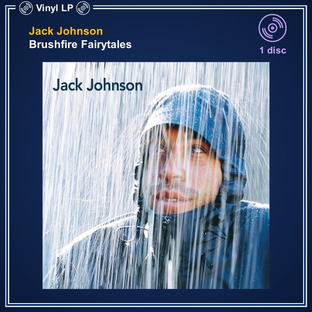 [แผ่นเสียง Vinyl LP] Jack Johnson - Brushfire Fairytales [ใหม่และซีล SS]