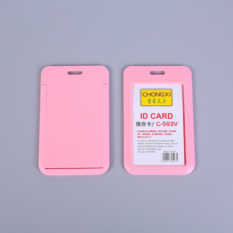 🏷ป้ายใส่บัตร C-593V | D-593V  แนวตั้ง สำหรับ พนักงาน นักเรียน นักศึกษา - รูปที่ 5