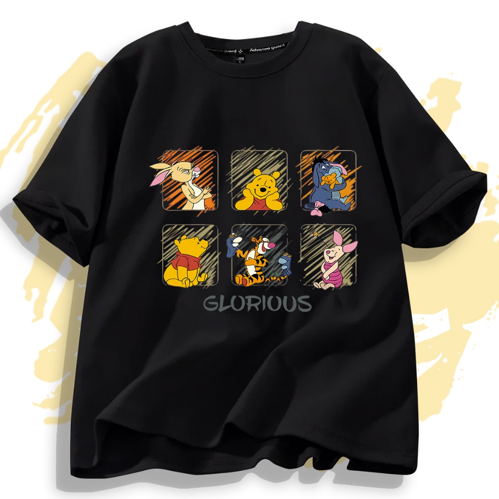 D575 จัดส่งด่วนเสื้อยืดคอกลมแขนสั้นลายสวยผ้าดีใส่ได้ทั้งชายและหญิง