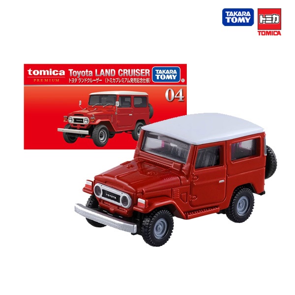 Takara Tomy โทมิก้า โมเดลรถ Tomica Premium 04 Toyota Land Cruiser 1ST