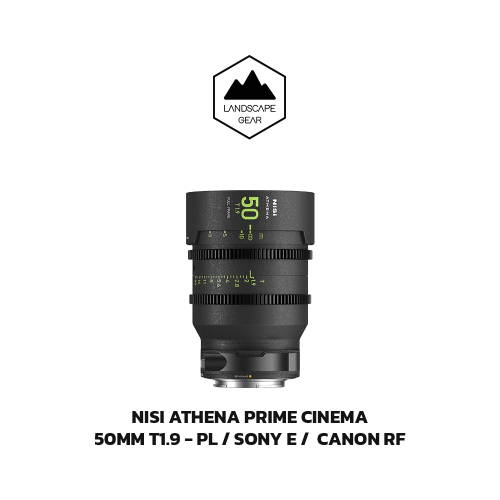 NiSi Athena 50mm T1.9 Cinema Lens เลนส์ซีนีม่า