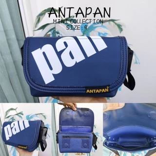 ANTAPAN MINI กระเป๋าผ้าใบรุ่นใหม่ทรงสวย ขนาด 9นิ้ว ฝาปิดแม่เหล็ก สายเบลอย่างดี ปรับสั้นยาว สะพายข้าง (ของแท้100%)