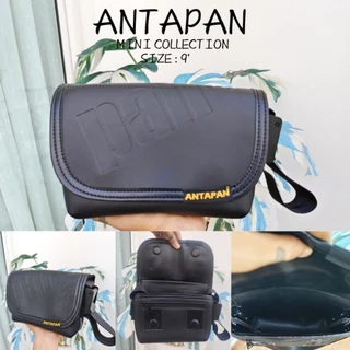 ANTAPAN MINI กระเป๋าผ้าใบรุ่นใหม่ทรงสวย ขนาด 9นิ้ว ฝาปิดแม่เหล็ก สายเบลอย่างดี ปรับสั้นยาว สะพายข้าง (ของแท้100%)