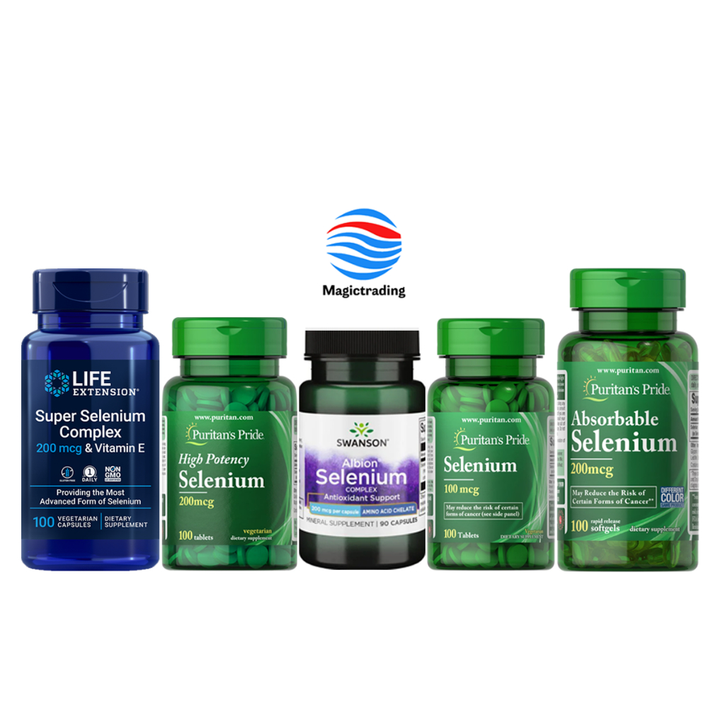 Selenium 100 mcg, 200 mcg
