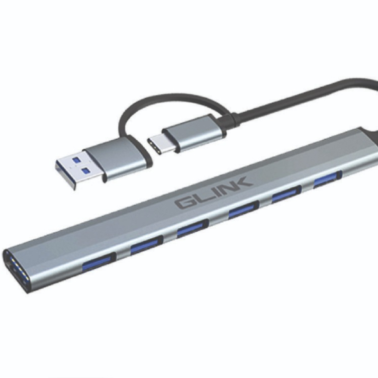 GLINK GL-038 7in1 USB HUB ฮับ