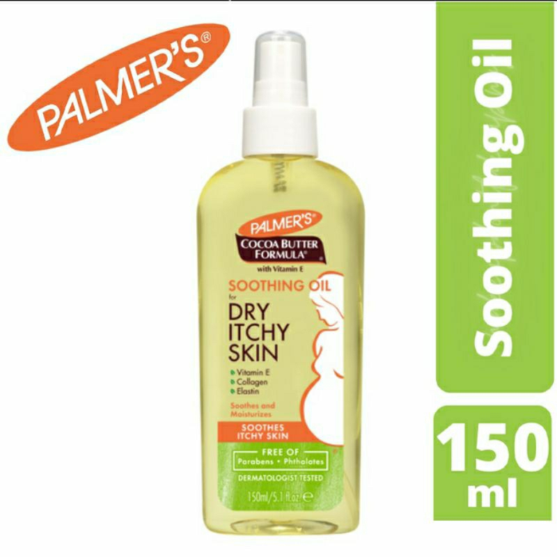 พร้อมส่ง Palmer's Cocoa Butter Soothing Oil ขนาด 150 ml.
