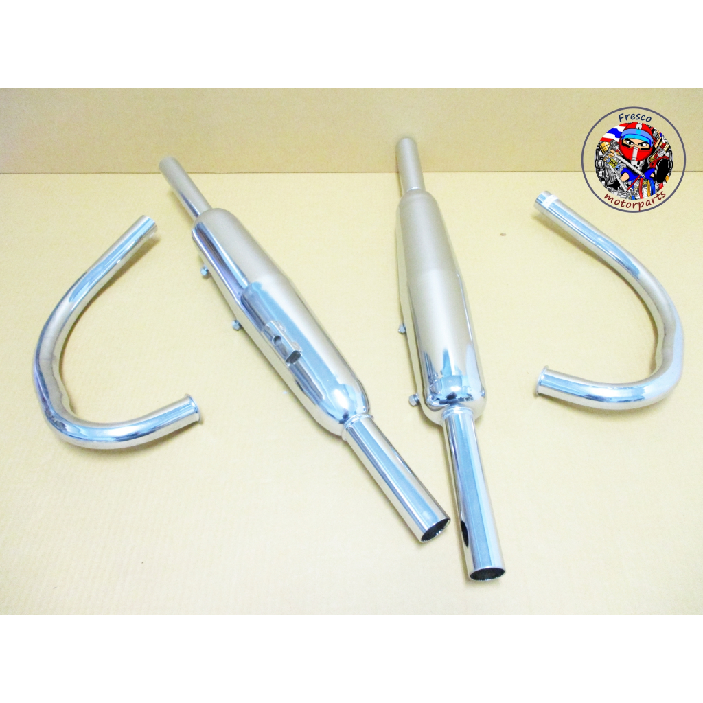 Fit For Honda CD125K3 CD175 CA175  Exhaust Set TR Style + Pipe Set ท่อและคอท่อ สำหรับรถมอเตอร์ไซด์