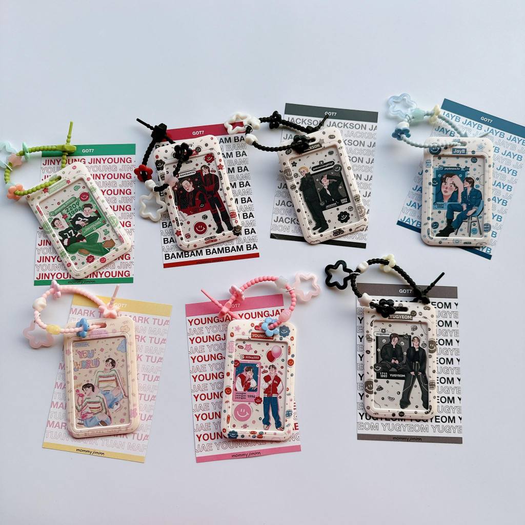 Card Holder พร้อมสายคล้องสุดน่ารัก ก็อต7 by mommyjiminn
