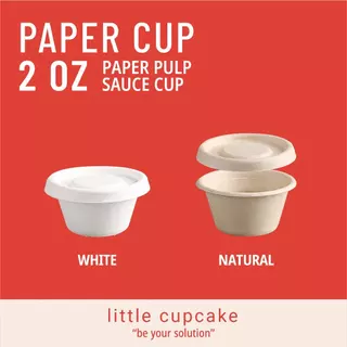 ถ้วย, ฝา เยื่อกระดาษ 2 oz ใส่ซอสต่างๆ