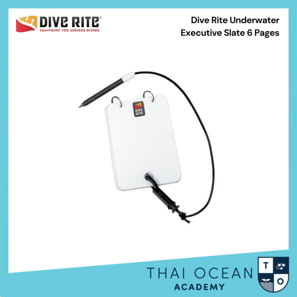 Dive Rite Underwater Executive Slate 6 Pages