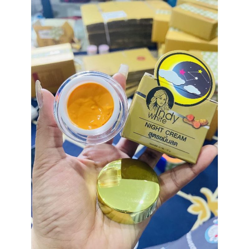 (ของแท้100%) ครีมขมิ้นอินดี้ไวท์ ครีมขมิ้นสด ครีมอินดี้ไวท์