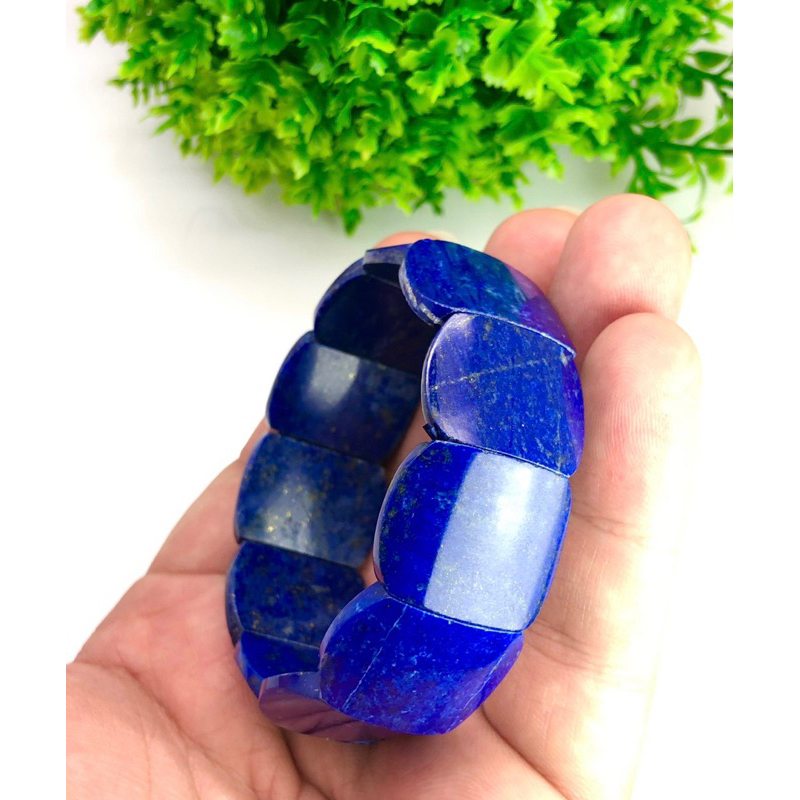 100% Natural 22x20 mm Lapis Lazuli Bracelets / Royal Lapis lazuli / Afghanistan Lapis lazuli bangal bracelet
