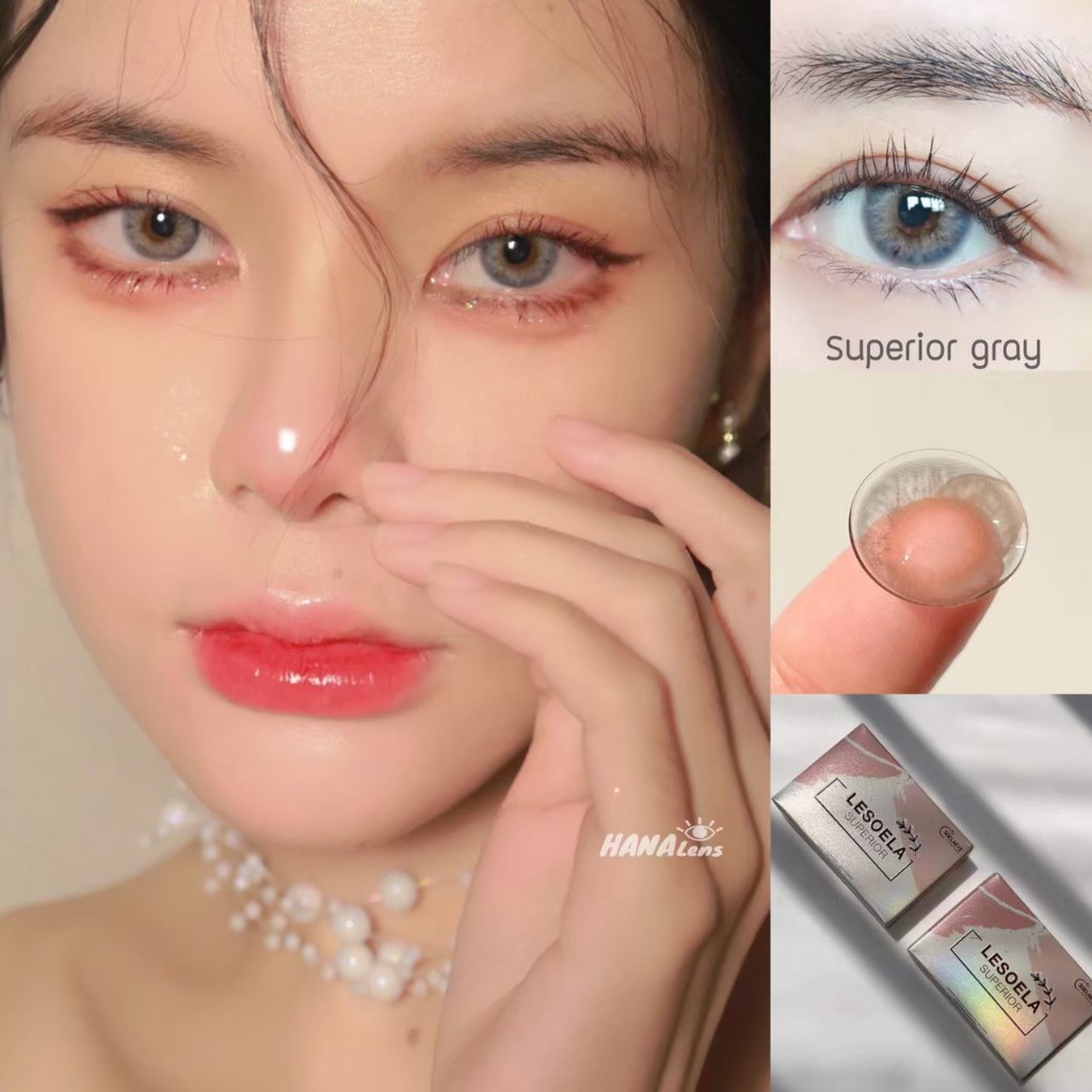 Hanalens/Soela eye รุ่น Superior gray เลนส์รายปี