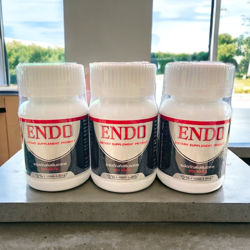 ENDO (ชุด 3 กระปุก)ผลิตภัณฑ์เสริมอาหาร ตราเอนโดะ (1กระปุก10แคปซูล)