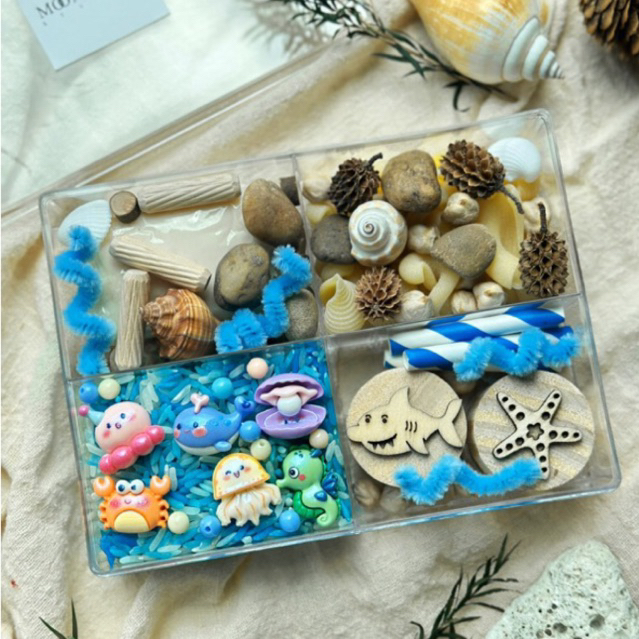 Under the sea play dough sensory kit