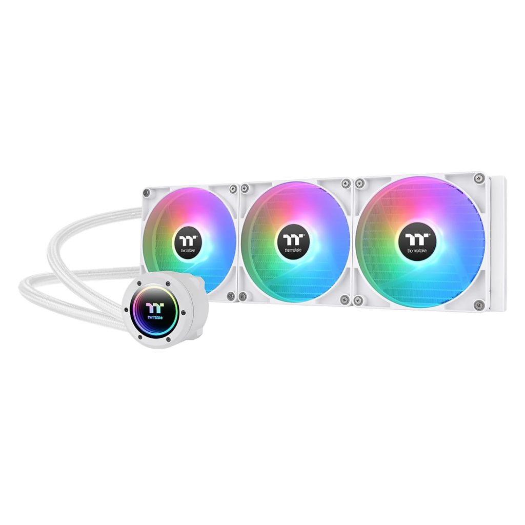 THERMALTAKE TH420 V2 ARGB Sync All-In-One Liquid Cooler - Snow Edition (CL-W378-PL14SW-A)