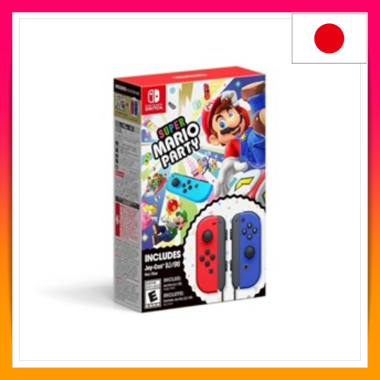 [Direct from Japan][Brand New]Super Mario Party + ชุดจอยคอน สีแดง และสีน้ําเงิน (นําเข้า: North America) - สวิตช์