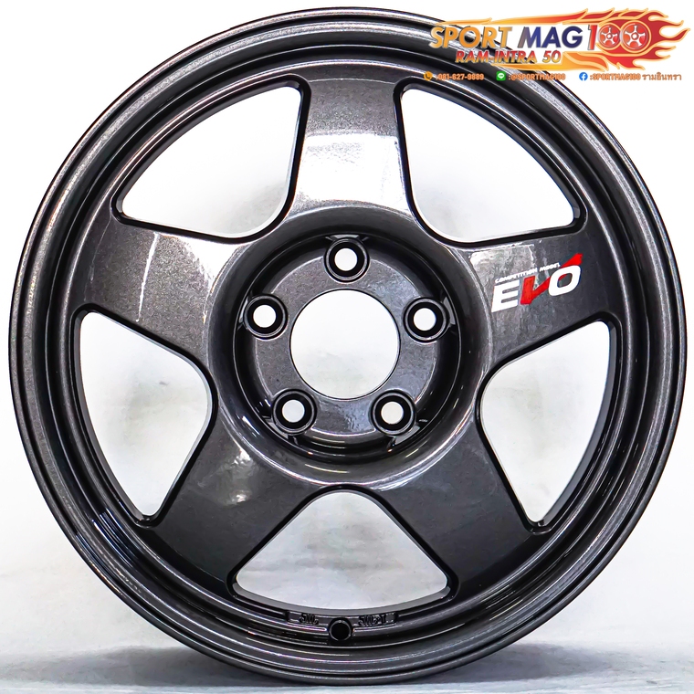 ล้อแม็กใหม่ Kspeed EVO 5รู114 ET20 ดำด้าน 8-16นิ้ว