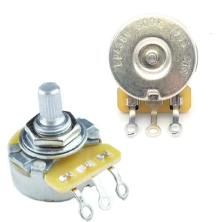 CTS Pot Split Shaft Vintage ก้นบุ๋ม 500KA (Tone/Volume)