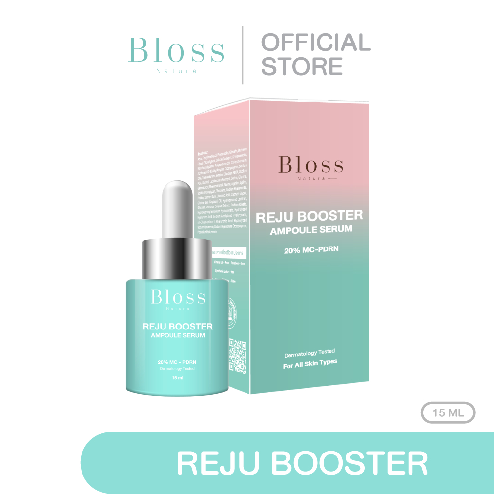 Bloss Reju Booster Ampoule Serum (PDRN Rejurun Hyaluron 8 ชนิด รีจูรัน)