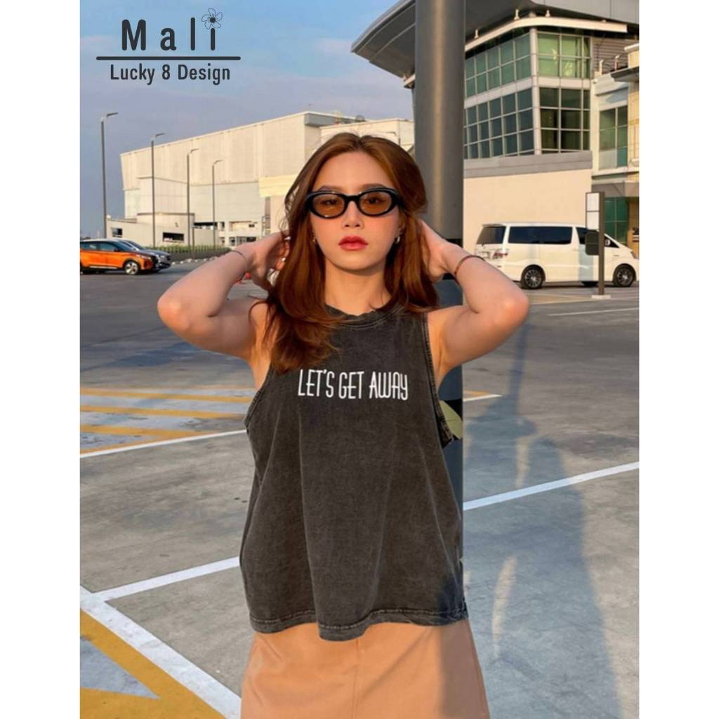 เสื้อกล้ามงานฟอก อก32-40นิ้ว