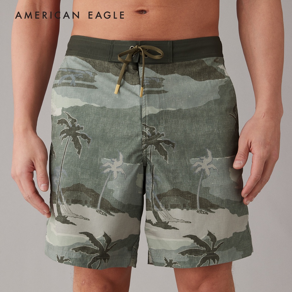 American Eagle Floral 8" Classic Board Short กางเกง ผู้ชาย ขาสั้น (EMSO 013-7715-329)