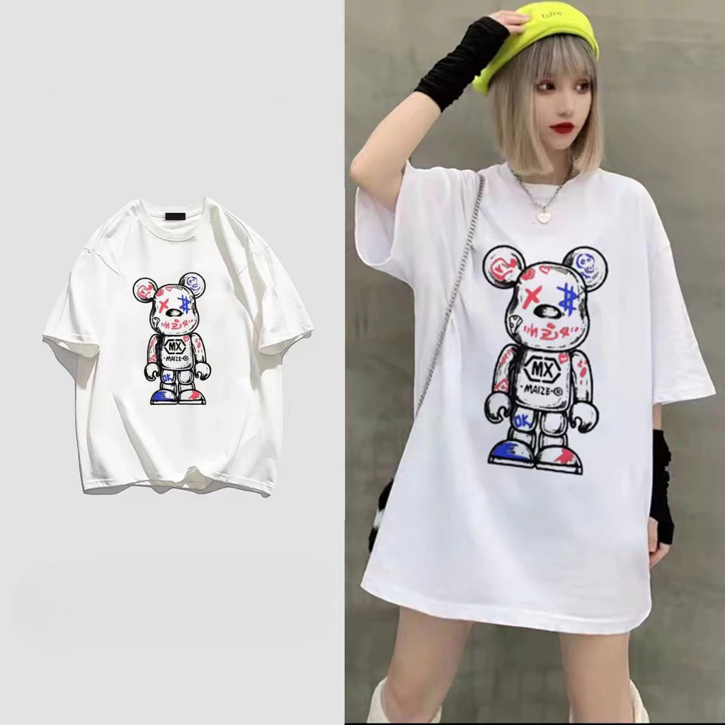 Co.mini เสื้อยืดโอเวอร์ไซร์ ชายหญิง สกีนอย่างดี ราคาหลักสิบ ES12