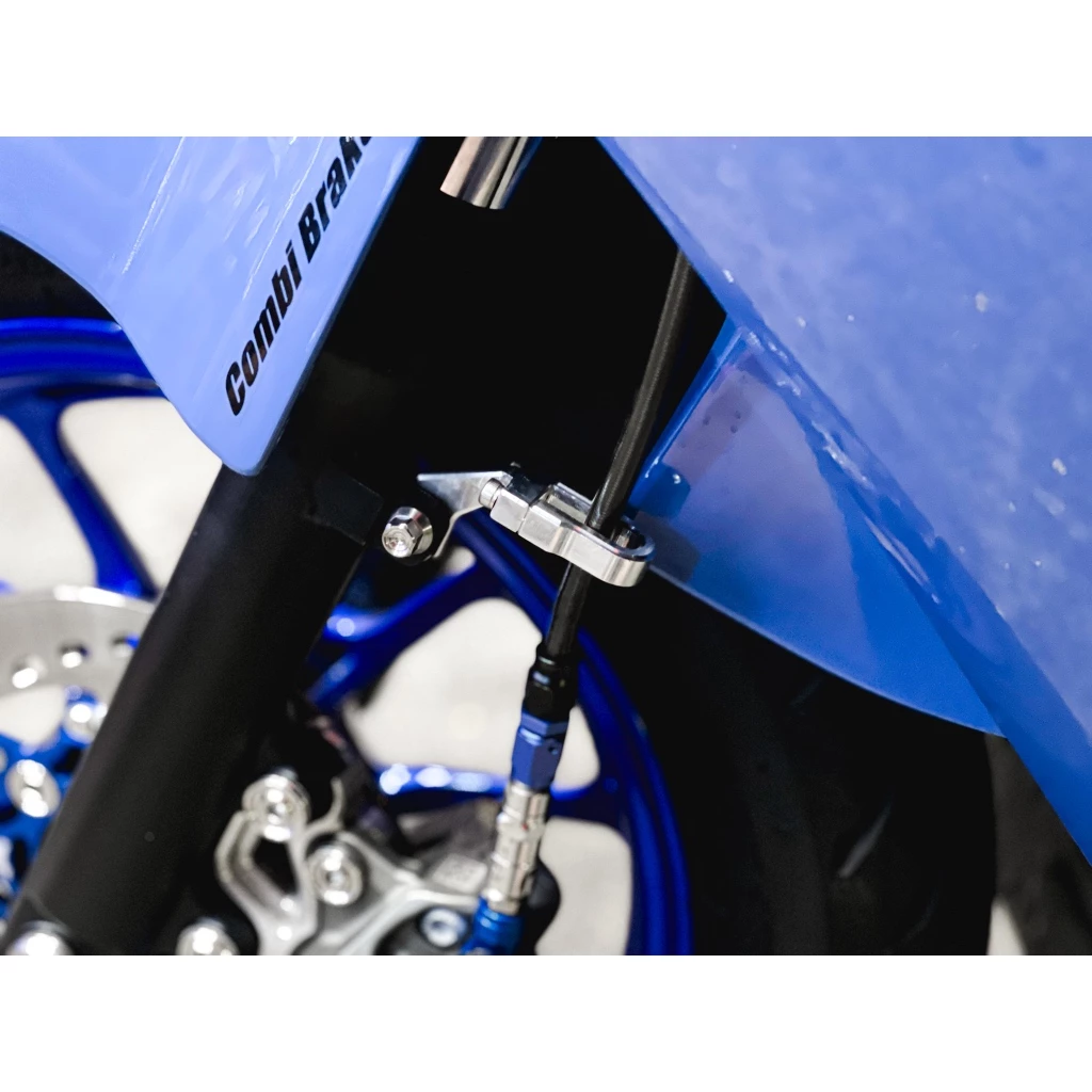 ตัวล็อคสายเบรคหน้าแต่ง Honda Giorno สีเลส thumbnail 4