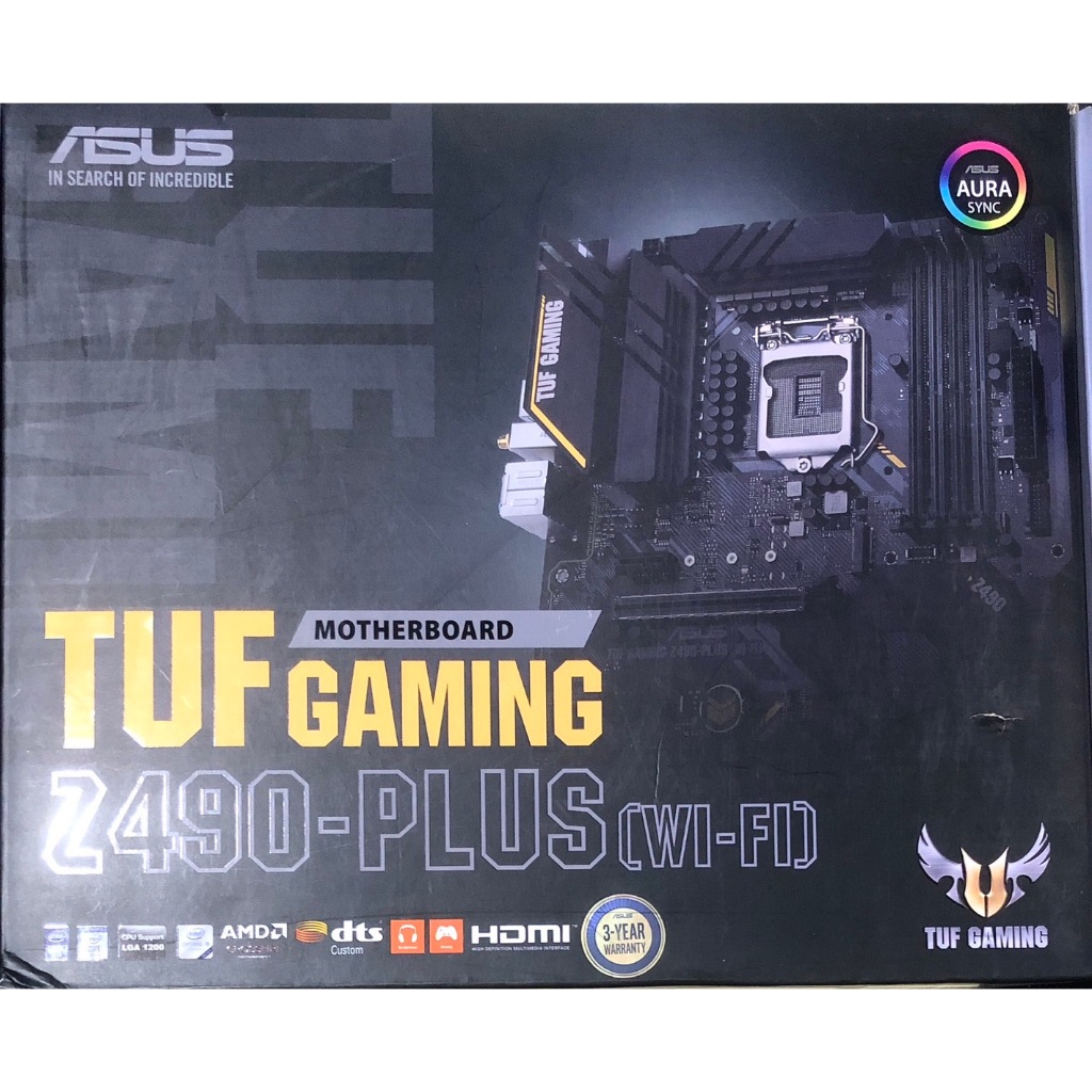 MAINBOARD (เมนบอร์ด) 1200 ASUS TUF GAMING Z490-PLUS (WIFI) มือสอง