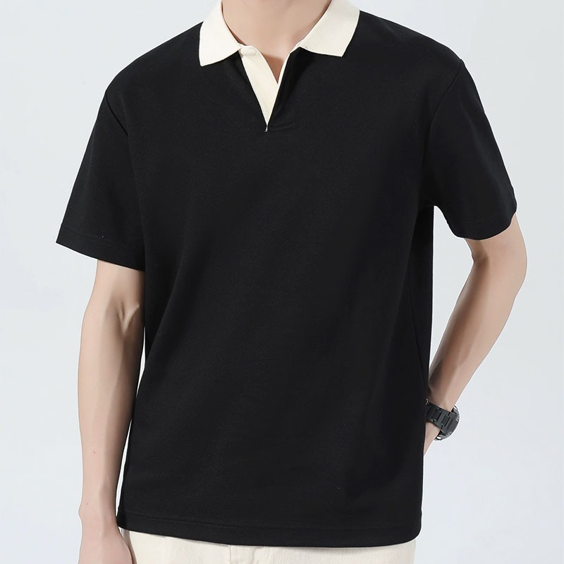 พร้อมส่ง COD เสื้อโปโลเกาหลีชาย แขนสั้น สวมใส่สบาย เข้ากับทุกการแต่งกาย แฟชั่นฤดูร้อน สําหรับผู้ชาย