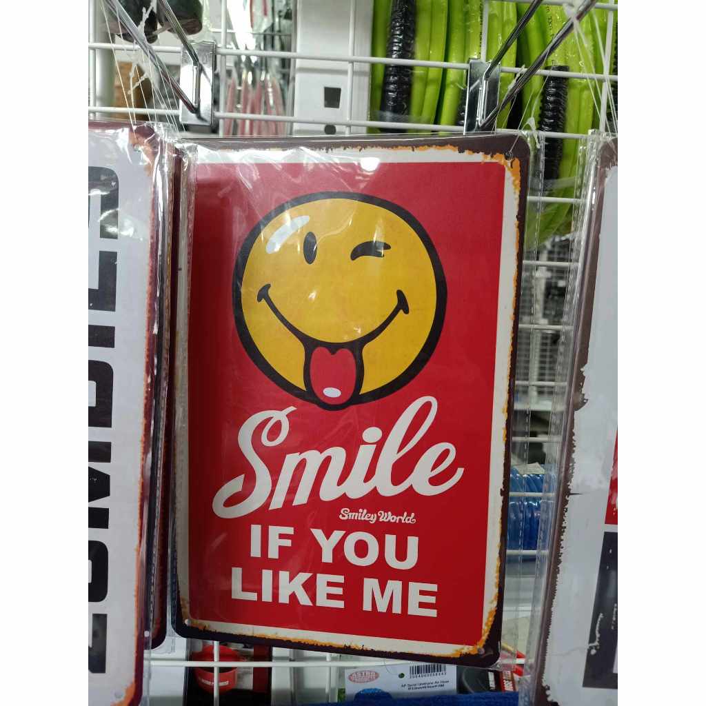 New Item ป้ายตกแต่ง ป้ายแต่งร้าน แต่งคาเฟ่ แต่งห้อง แต่งอู่ SMILE  (Signboard Smile)