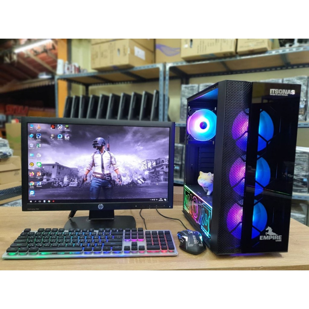 คอมพิวเตอร์ เล่นเกม  Core i7-6700 Ram 16gb Ssd 500g GTX 1650 เล่น GTA V FiveM pubg freefire valolant bluestack
