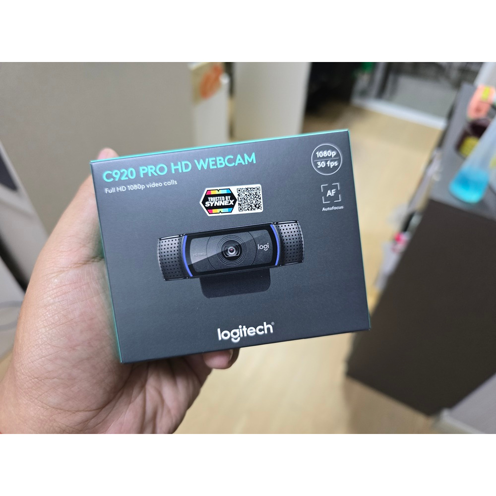 Logitech C920 Pro HD Webcam 1080p (เว็บแคม กล้องติดคอม FHD) ของใหม่ไม่เคยแกะ