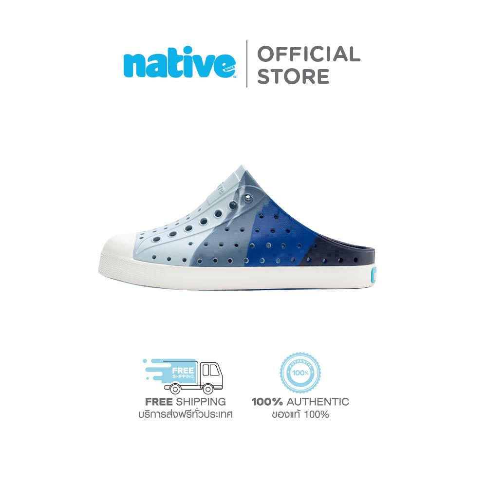 Native รองเท้ากันน้ำเด็กเล็ก EVA รุ่น Jefferson Clog Marble Oasis Adventure Marble/Shell White