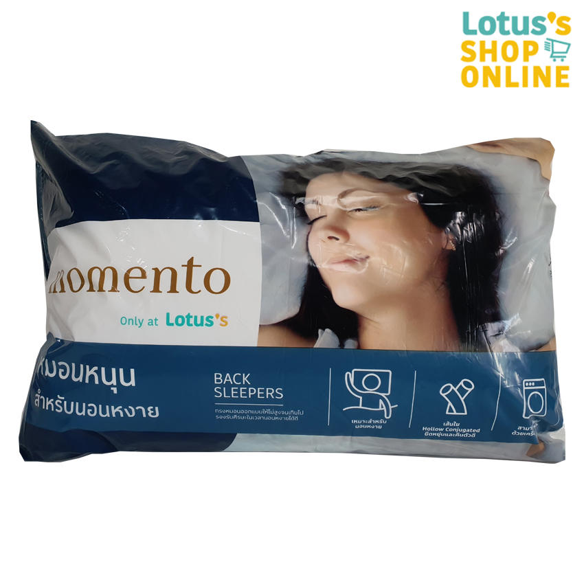 โมเมนโต หมอนหนุน 19X29 นิ้ว MOMENTO PILLOW SCOTHBL GREY 19X29 INCH
