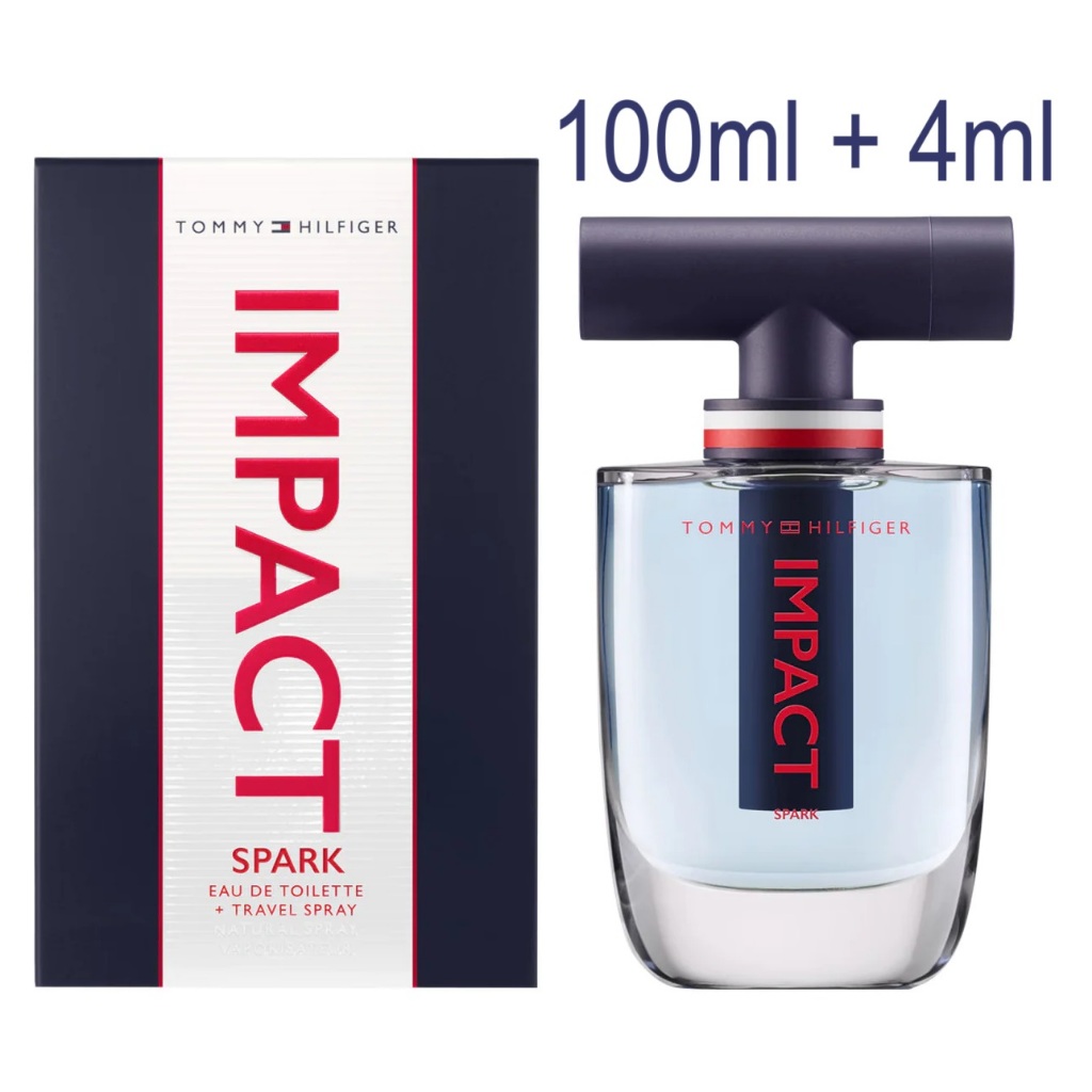 TOMMY HILFIGER IMPACT SPARK FOR MEN EDT 100ML + EDP 4ML (รุ่นสปาร์ค)