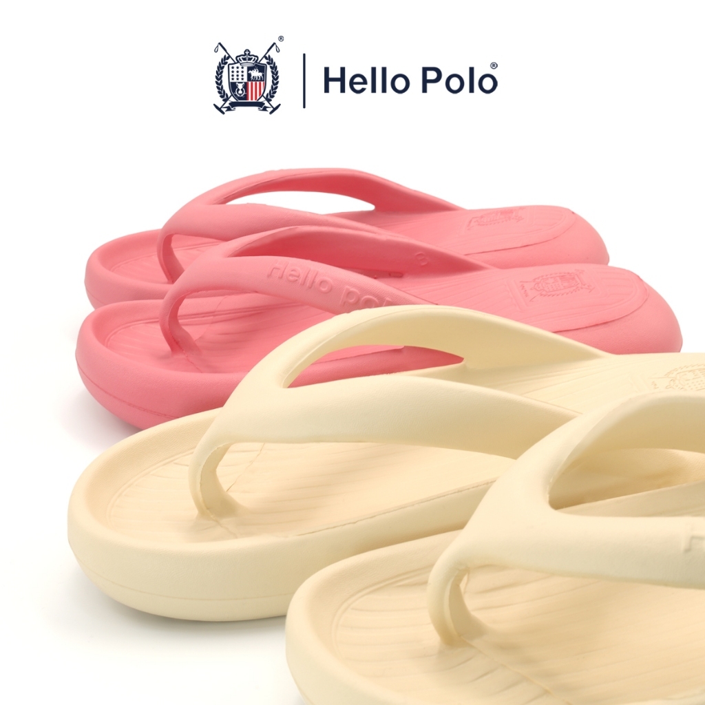 Hello Polo รองเท้าแตะ รองเท้าแตะลำลอง แบบหนีบ สำหรับผู้ชายและผู้หญิง รุ่น HP8022 Size 36 - 41