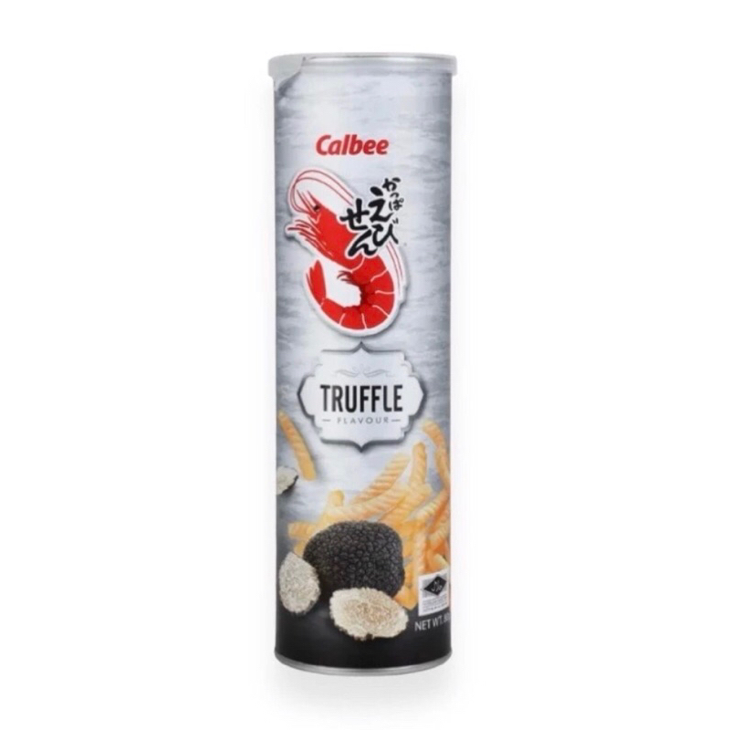 ข้าวเกรียบกุ้ง Calbee กลิ่นรสเห็ดทรัฟเฟิล Calbee Prawn Cracker  Truffle Flavour