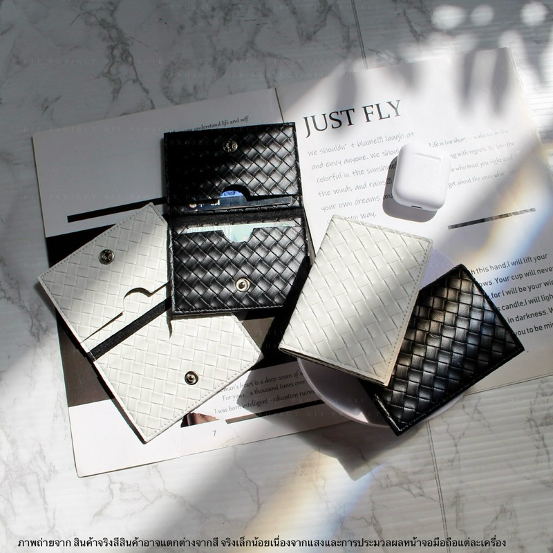 •พร้อมส่ง• lolita card holder กระเป๋าใส่บัตรแบบกระดุม พร้อมช่องใส่แบงค์แบบพับครึ่งได้ บริการสลักชื่ิอและตกแต่งตัวติด