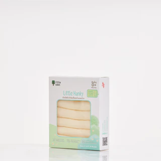 Little Eden - ผ้าอ้อมเช็ดหน้าใยไผ่ 100% (สีพื้น)11X11 นิ้ว