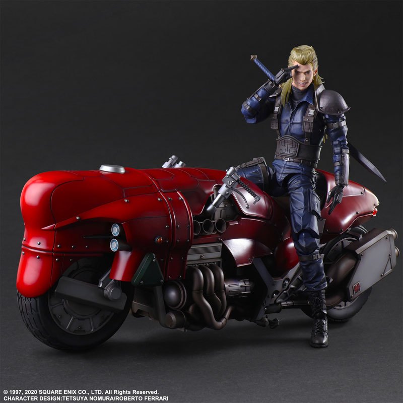 Final Fantasy VII REMAKE PLAY ARTS KAI Roche & Motorcycle SET#4988601360494